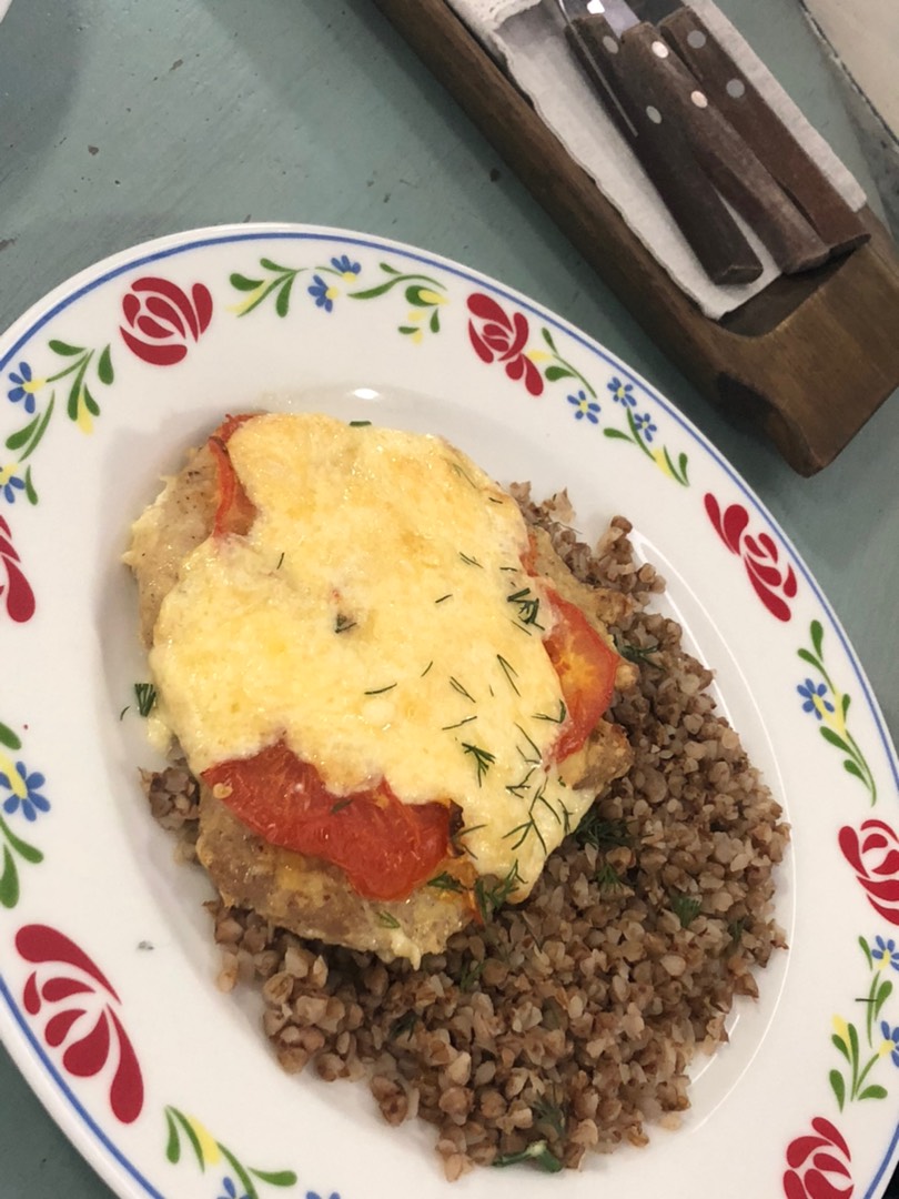 Гречка с корейкой