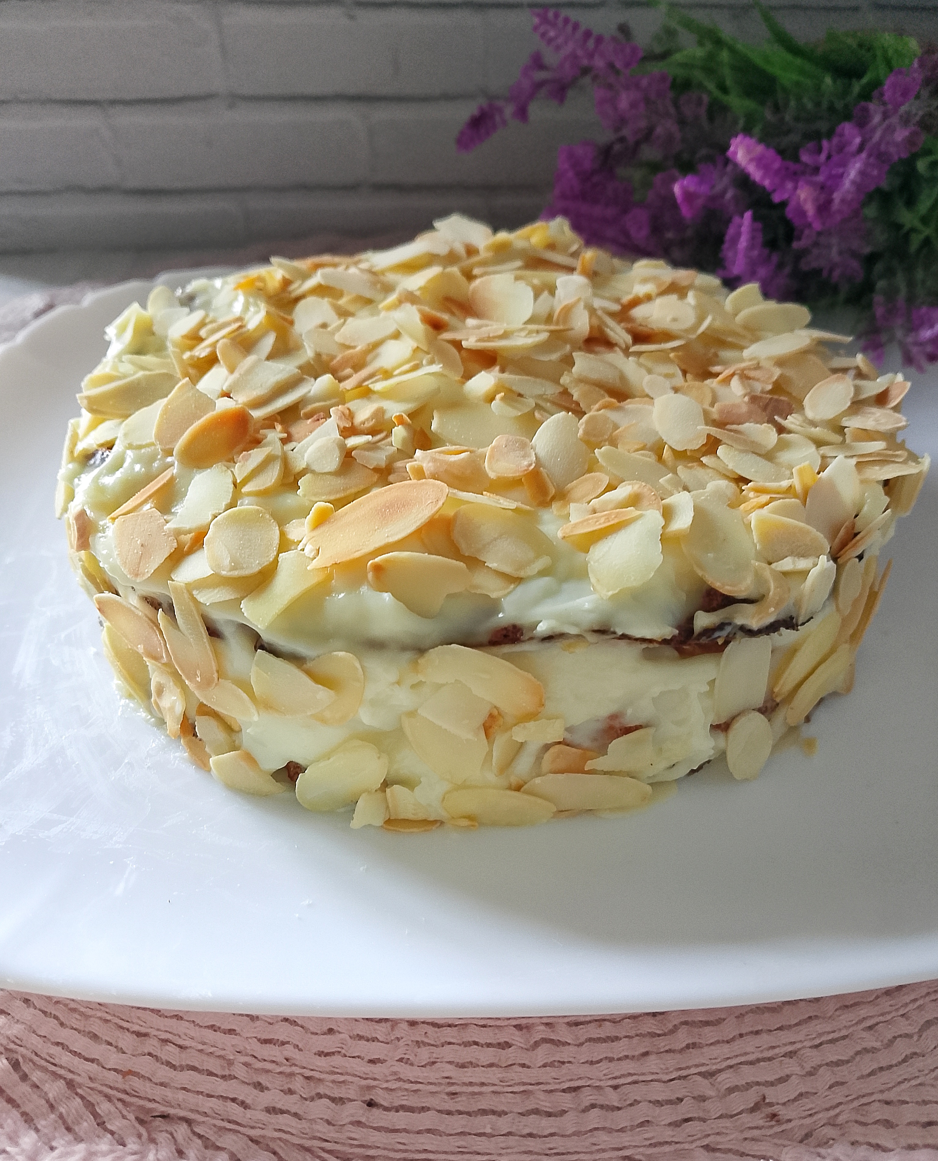 Миндальный пп торт