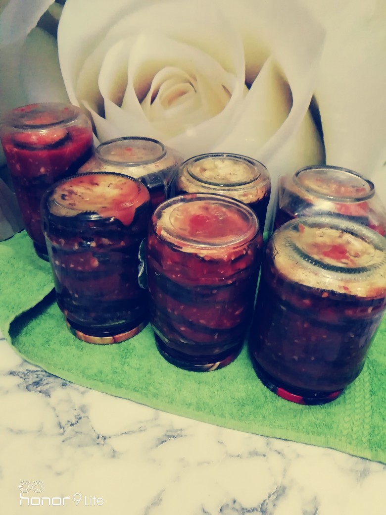 👩‍🍳Баклажаны в аджике