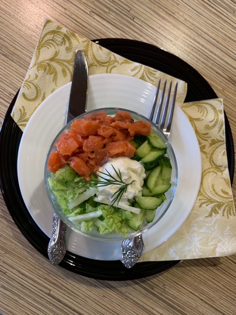 Салат с пекинской капустой