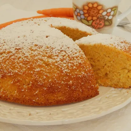 Морковно-миндальный пирог