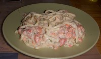 Спагетти с винным соусом