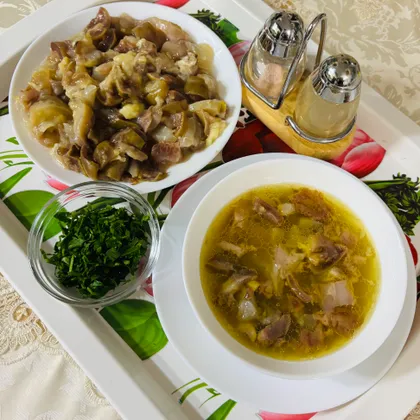 Хаш из говьяжих ножек