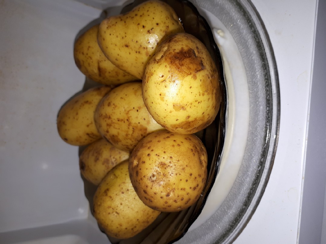 Вареный Картофель из микроволновки