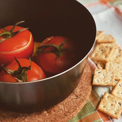 Фаршированные томаты на завтрак