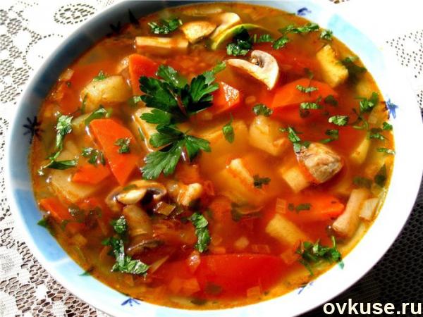 Грибной гуляш (постный)