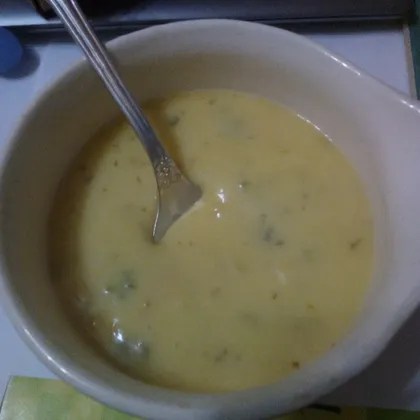Крем-суп из гороховой муки