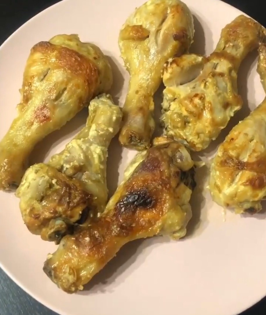 Куриные голени в горчице