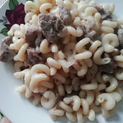 Макароны с мясом