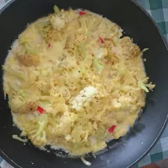 Запеканка из цветной капусты с курочкой