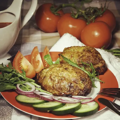 Putenfrikadellen mit Zucchini