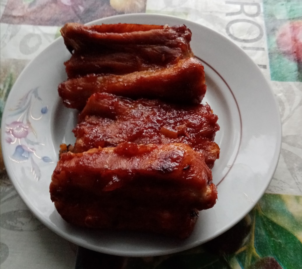 Пикантные рёбрышки