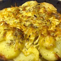 Картофель в кефире