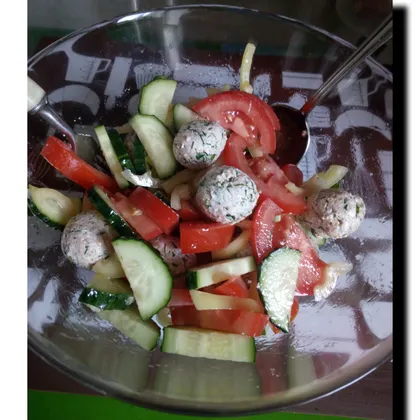 Овощной салат с Пхали