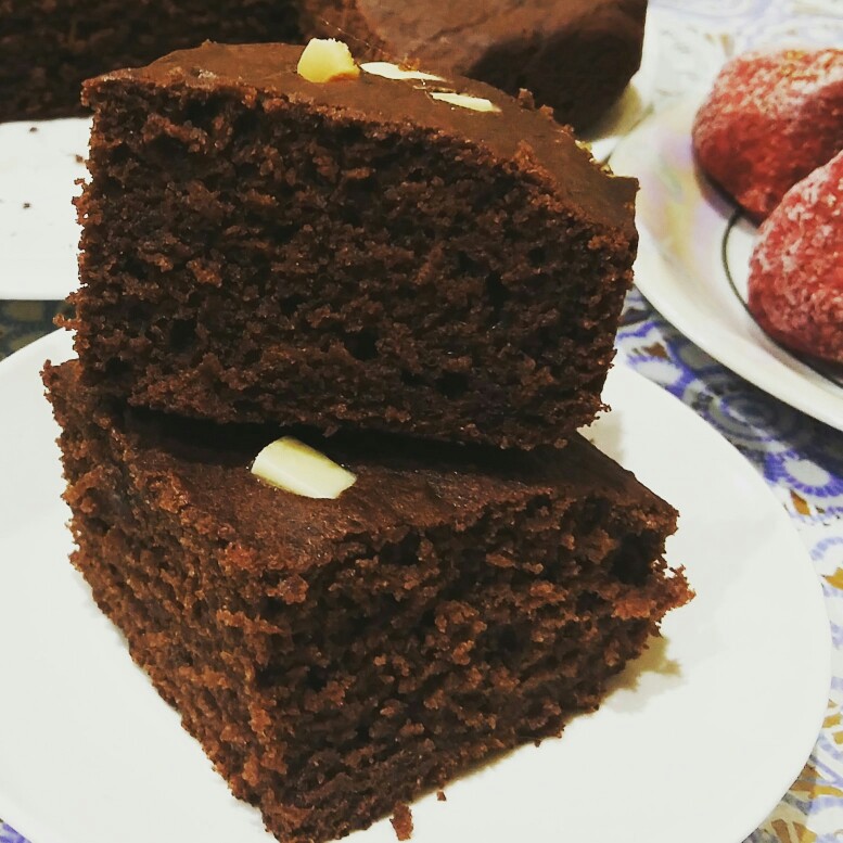 Клубничный брауни 🍓