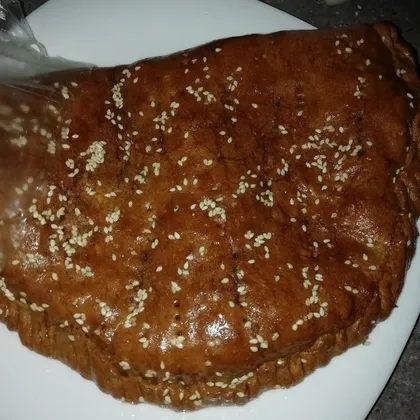 Картофельный пирог из ржаного теста