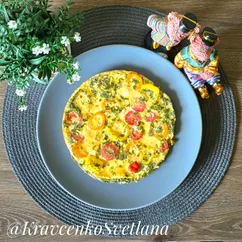 Омлет с овощами