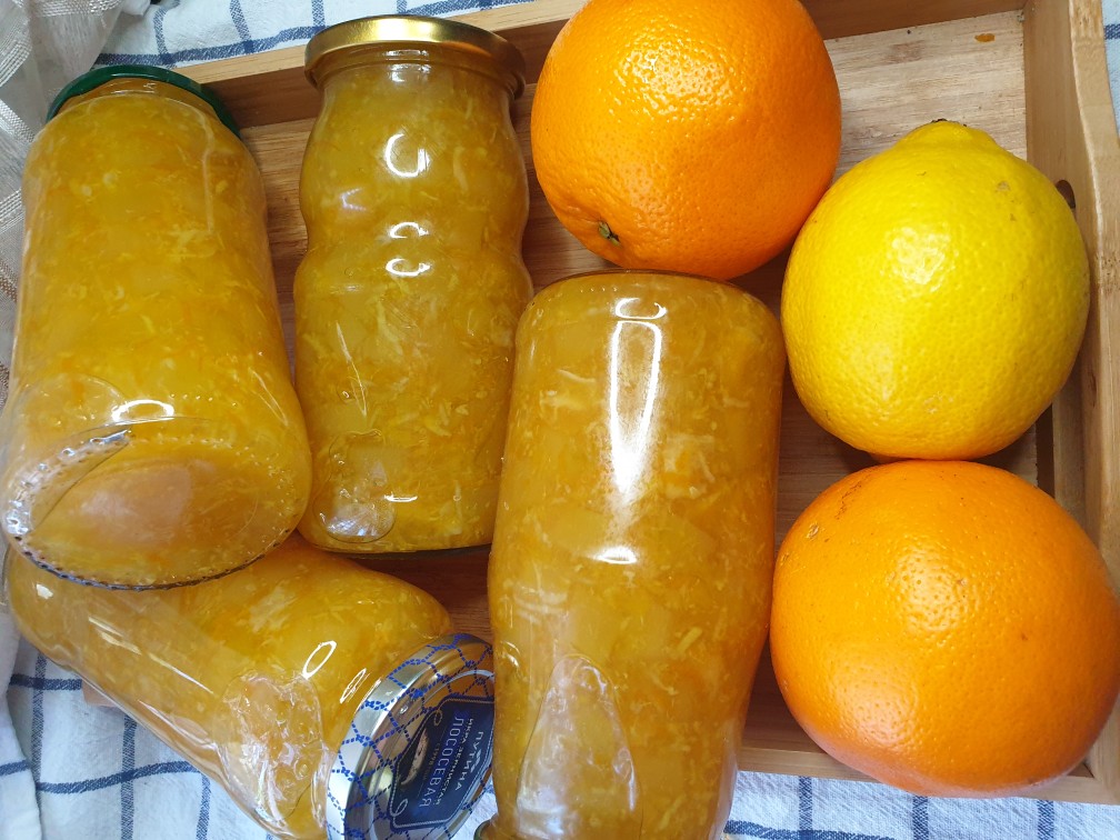 Варенье из кабачков с апельсином