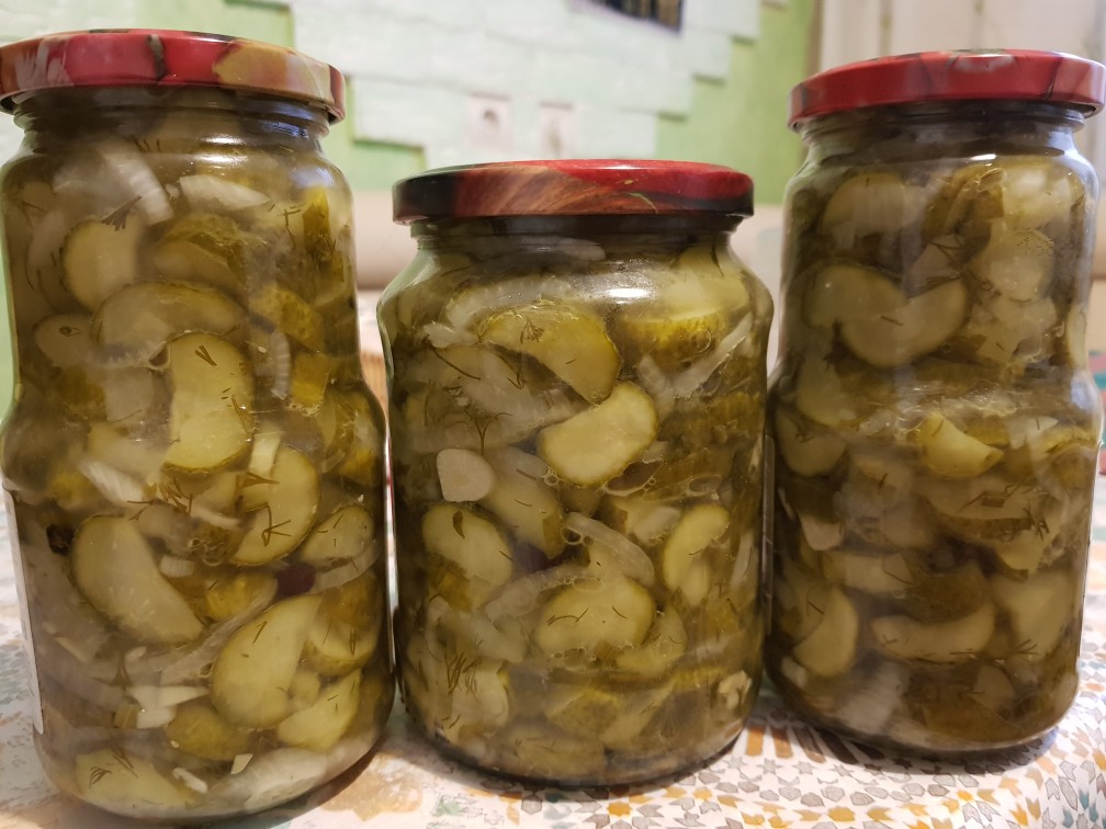 Салат из огурцов на зиму