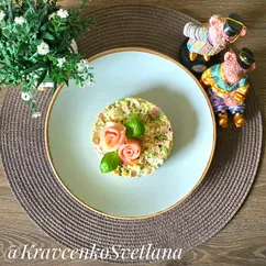 Салат с консервированной фасолью