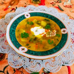 Рассольник с булгуром
