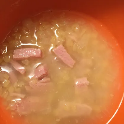 Быстрый суп с красной чечевицей