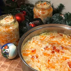 Быстрая маринованная капуста