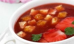 Суп клубничный