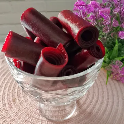 Пастила из замороженных ягод с яблоками и бананом в дегидраторе