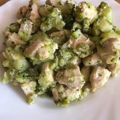 Брокколи 🥦 с куриным филе 🤤