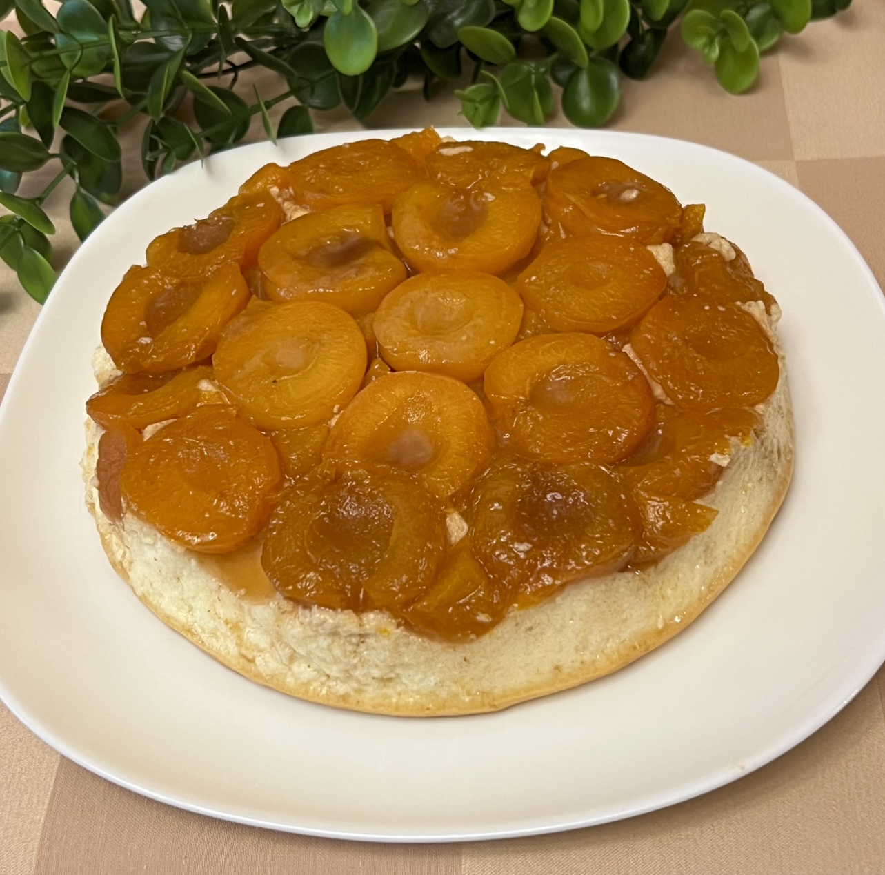 Творожная запеканка с абрикосами