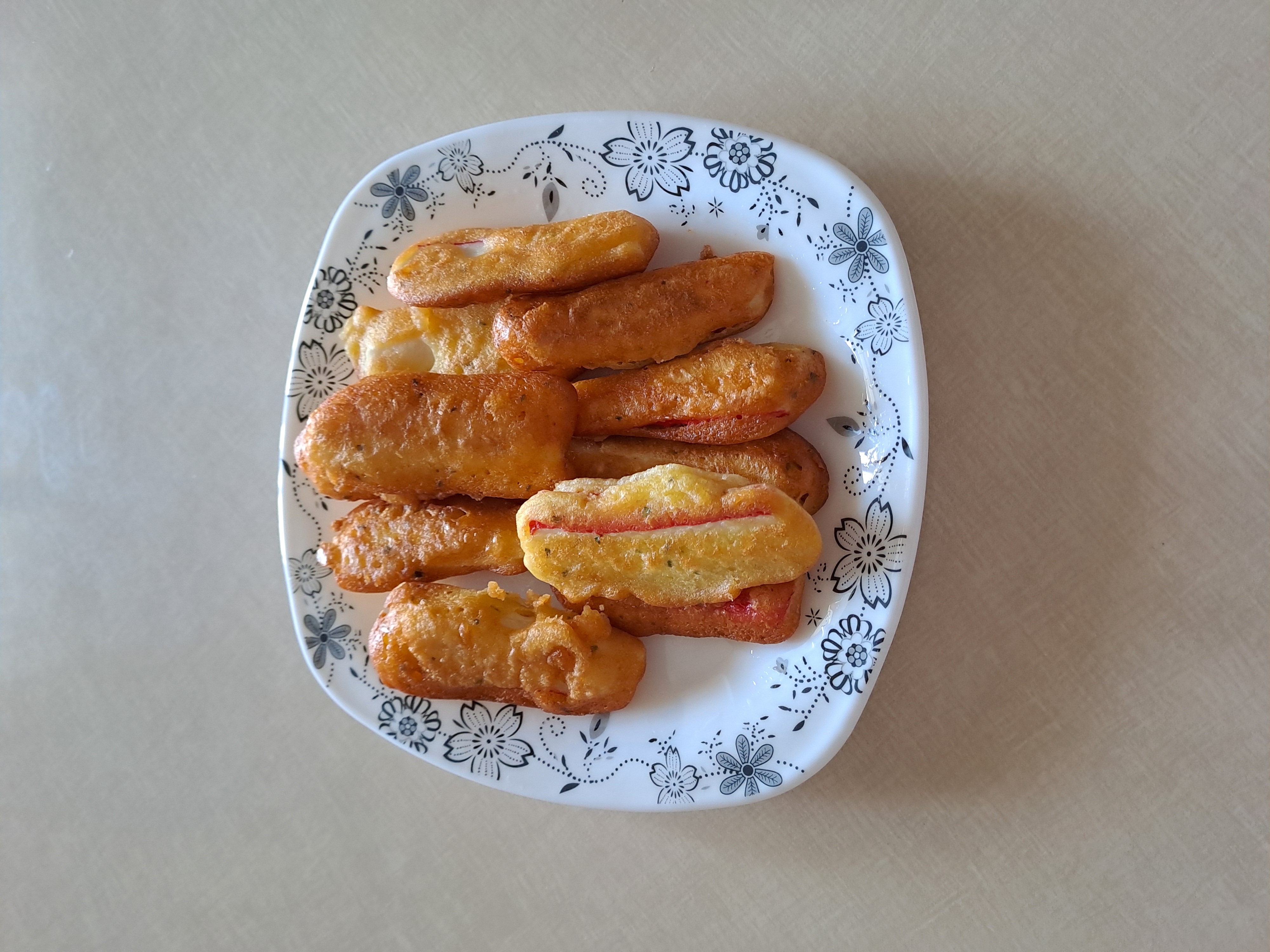 Крабовые палочки в кляре