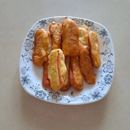 Крабовые палочки в кляре