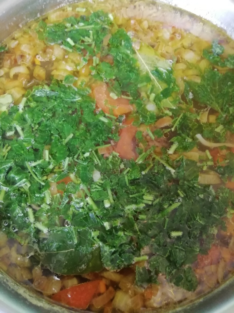 Суп с лесными грибами