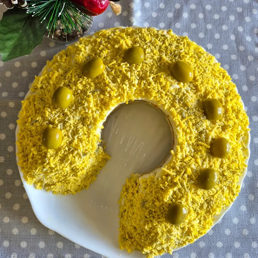 Салат подкова