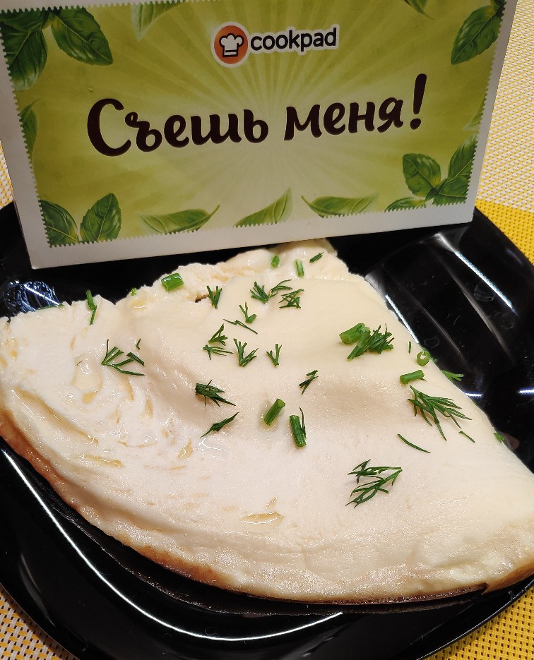 Омлет со сметаной 😋