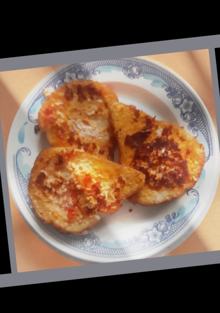 Гренки в томате