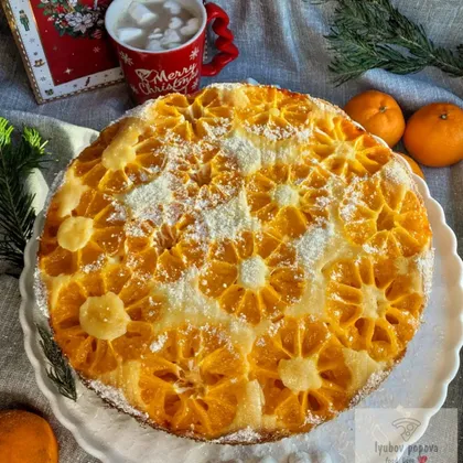 Рождественский мандариновый кекс