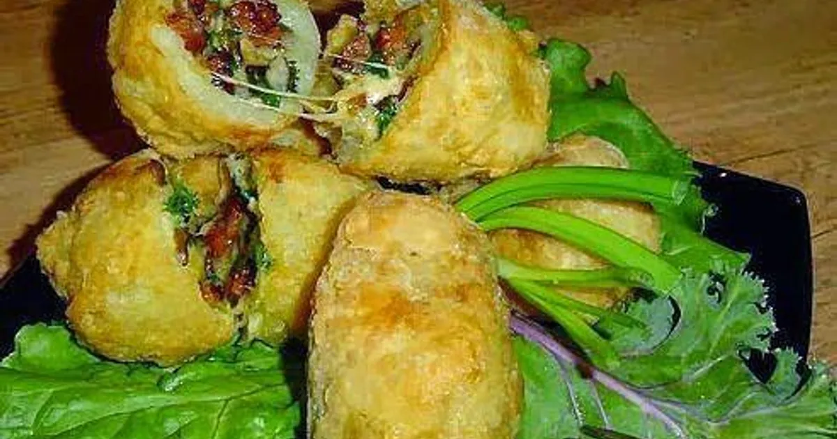 Хрустящий фаршированный картофель с ветчиной и сыром рецепт с фото ...