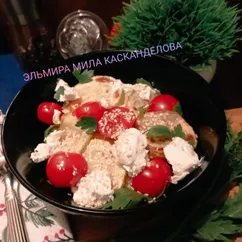 Салат с кабачком и томатами