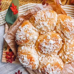 🥮Сдобные сливочные булочки с посыпкой🥮