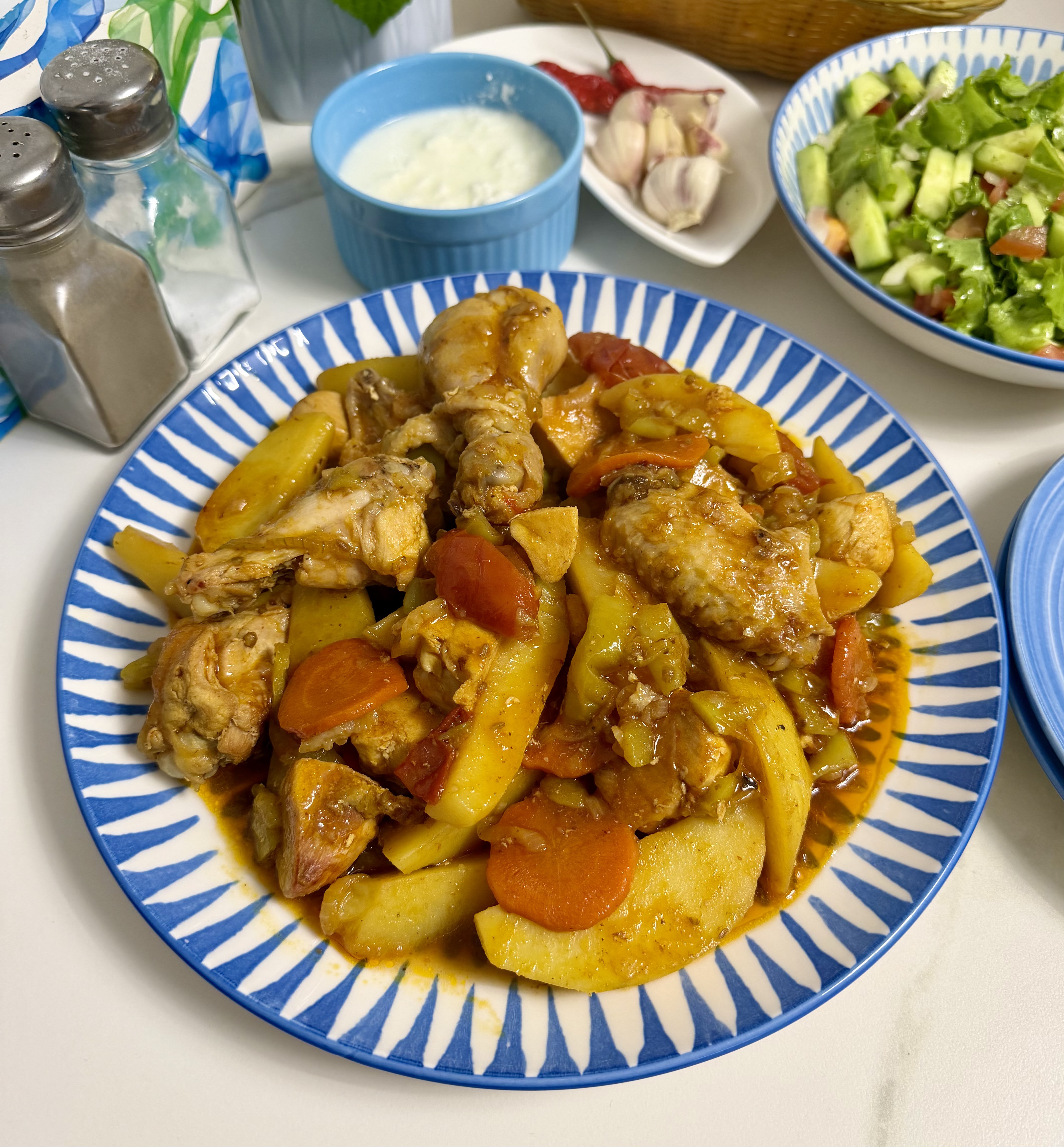 Жаркое с курицей 