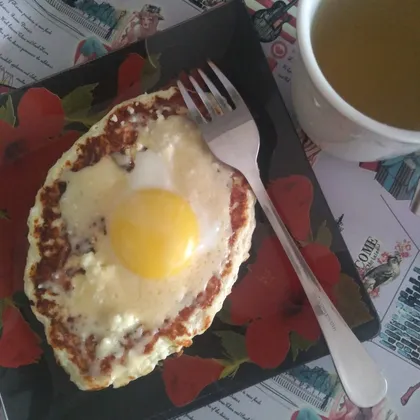 Ленивый хачапури на завтрак