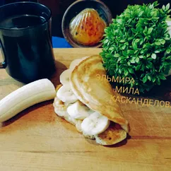 Овсяноблин рецепт с бананом