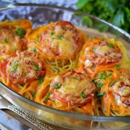 Гнездышки с фаршем 🍝