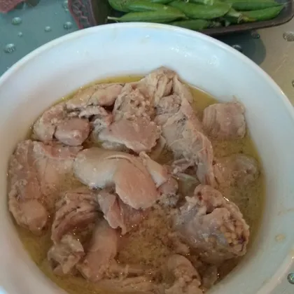 Куриное филе запеченное в фольге в горчично -сливочном соусе