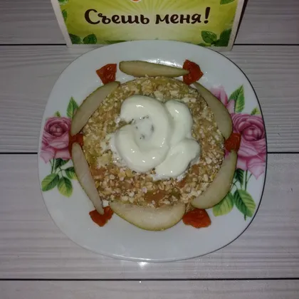 Яблочный крамбл