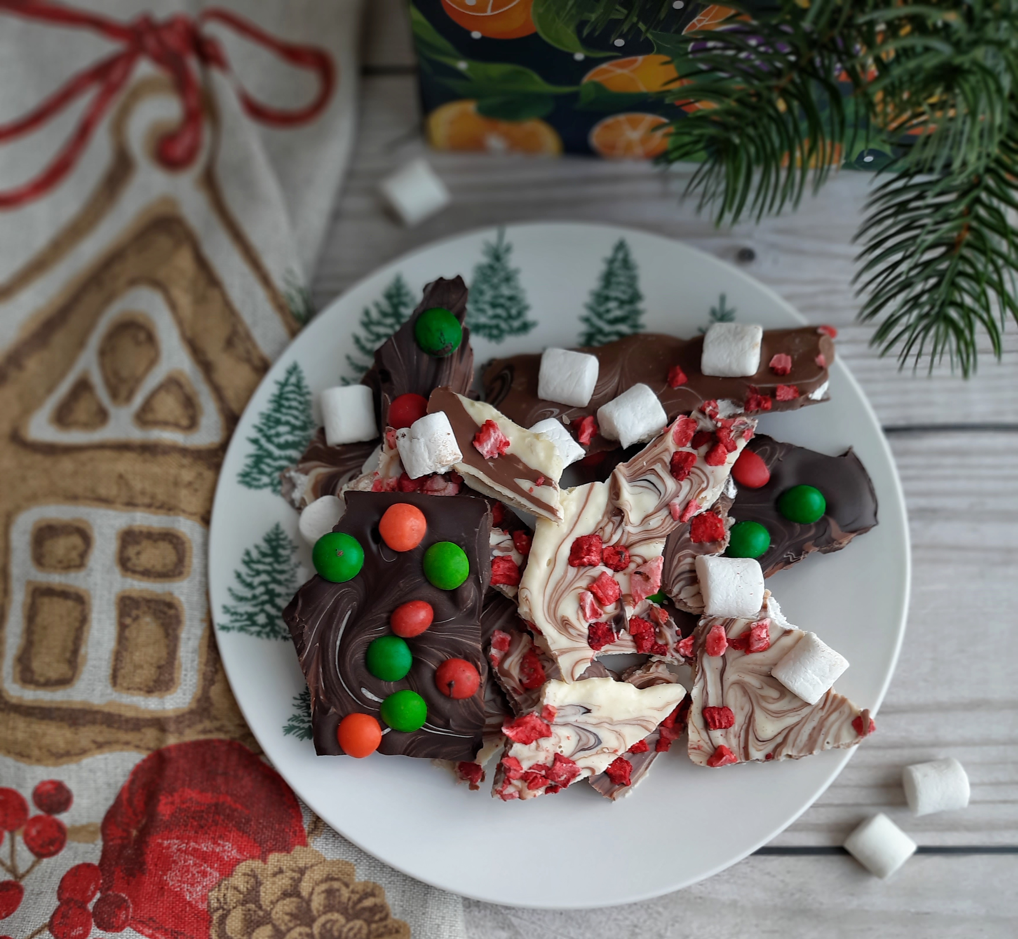 Оригинальный шоколад с декором