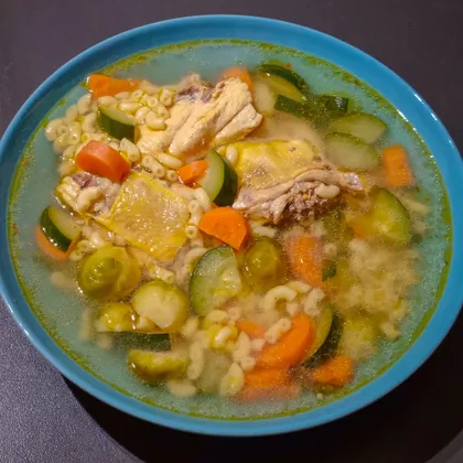 Овощной суп (куриный бульон) 💚