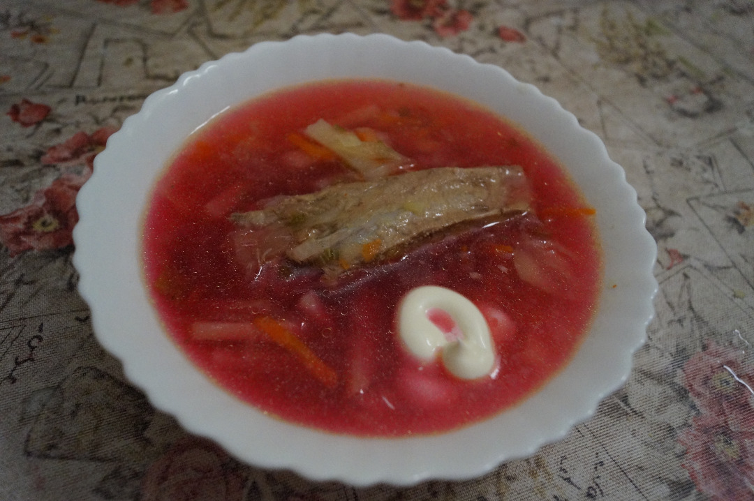 Щи на рёбрышках